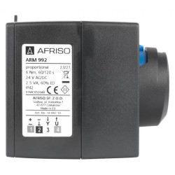 AFRISO Siłownik elektryczny ARM 992 ProClick proporcjonalny 24 V AC/DC 60/120 s, 6 Nm 1499210